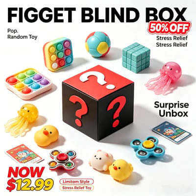 Langzame Terugslag Squishy Mysterie Blinde Doos Zacht Elastisch Knijp Fidget Speelgoed Dagelijkse Stressverlichting Verrassingscadeau