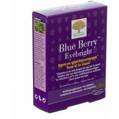 New Nordic Blue Berry Eyebright Tabl 60