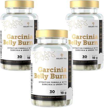 Golden Tree Fatburer - Afvallen - Fatburner Vrouw - Afvallen Buik - Makkelijk afvallen - 30 capsules - 3 stuks