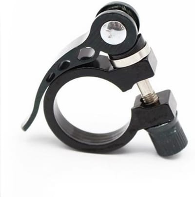 Zadelpenklem - Fietsonderdeel - Zadelhoogte Verstellen - Snelsluiting Aluminium - 28.6mm - Rood