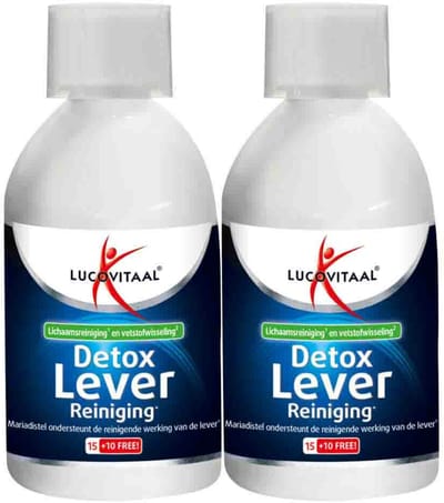 Lucovitaal Detox Lever Reiniging - 2 x 250 ml - Voordeelverpakking