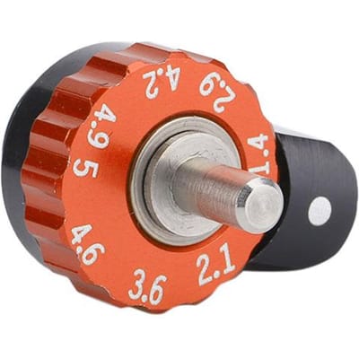1-5mm Verstelbare Direct Drive Legering Roterende Tatoeage Machine Wielmotor Excentrische Wiel Rood oranje