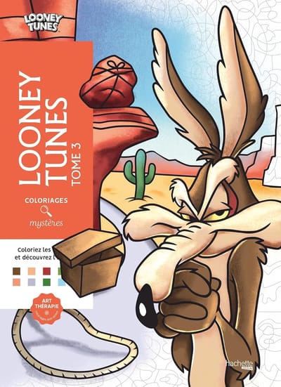 Coloriages Mystères Looney Tunes tome 3 - hachette heroes - Kleuren op nummer Kleurboek voor volwassenen