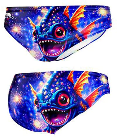 Turbo Little Dragon Fireworks Zwemslip Veelkleurig 6XL Man