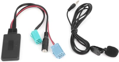 Bluetooth Audio Kabel Adapter met Microfoon voor Auto Stereo Installatie