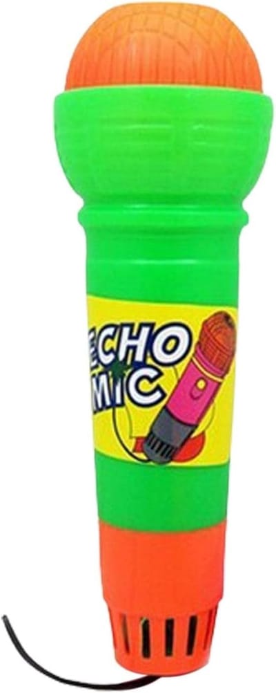 Kindermicrofoon Speelgoed - Echo Microfoon - Zingen en Spreken - Geen Batterijen Nodig - Hoogte 18.5cm - Willekeurig