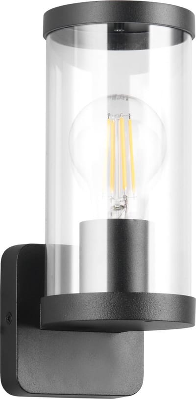 REALITY BONITO - Wandlamp - Zwart mat - excl. 1x E27 4W - Buitenverlichting - IP44