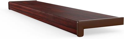 Vensterbank PVC - Binnenvensterbank Kunststof - Woonkamer Decoratie - Onderhoudsvriendelijk Robuust - 40 cm x 130 cm - Mahonie