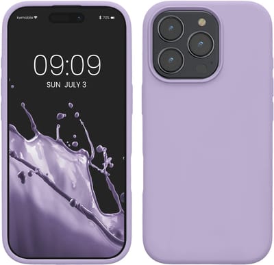 kwmobile telefoonhoesje geschikt voor Apple iPhone 16 Pro Max - Hoesje met siliconen coating - Smartphone case in lavendel