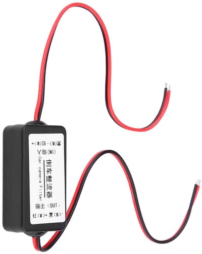 Store_8 - Achteruitrijcamera - Stabiele Voeding - Voor Duitse en Amerikaanse Auto's - Zwart - Verbeterde Functionaliteit - 12V DC Voeding
