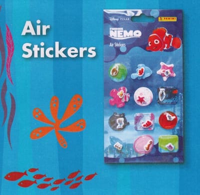 Bubble stickers Finding Nemo