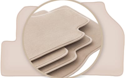 PREMIUM beige vloermatten voor: Ford Connect Kombivan 2003-2012