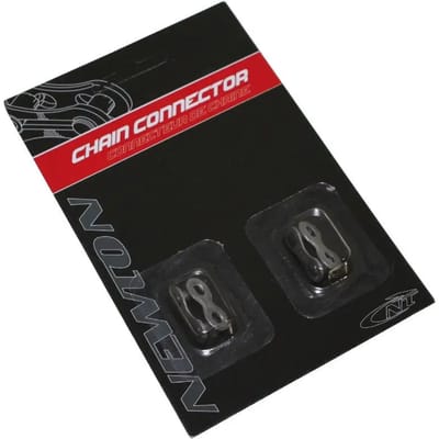 Set van 2 roestvrije kettingverbinders (snelsluiting) Newton Shimano-Sram 7-8 v