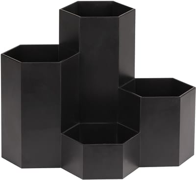 WEDO Pennenkoker HONEYCOMB, 4 vakken, PP, roze
