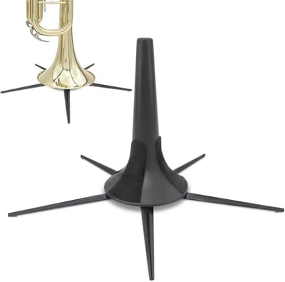 Dailygoods- Trompetstandaard Draagbaar - Opvouwbare Standaard - Steunhouder - Vijf Poten - Schokbestendig - Lichtgewicht - Altsaxofoon