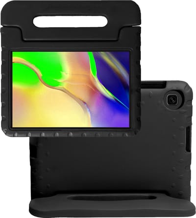 Hoes - Geschikt voor Samsung Galaxy Tab A 10.1 (2019) - Kinderhoes Shockproof Bumper - Kidsproof Case - Tablet Hoesje - Kinder Hoes Cover - Zwart