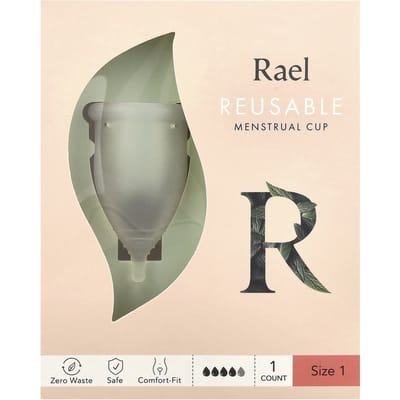 Rael, coupe menstruelle réutilisable, taille 1, 1 pièce