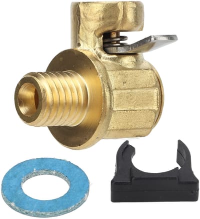 Dailygoods- Motorolieaftapkraan Aftapplug - M12-1.75 Connector - Quick Messing - Roestvrij Staal - Met Hendelclip - Voor Auto's/Vrachtwagens