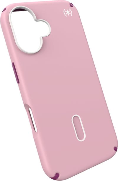 Speck hoesje geschikt voor Apple iPhone 16 - Slank - Ultieme Bescherming - Luxe Soft-touch Afwerking - Valbescherming gecertificeerd tot 4 meter - Microban Antibacterieel - Presidio2 Pro lijn - Roze