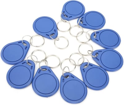 Rewritable RFID Key Fobs en Proximity Cards - 10 Stuks 125kHz ID Kaarten voor Toegangscontrole en Beveiliging