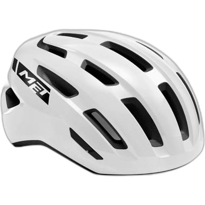 MET Miles MIPS Fietshelm Mannen & Vrouwen – Fietshelm Stadsfiets Volwassenen – E-Bike – Trekking – Maat S/M (52-58cm) – White Glossy (Wit)