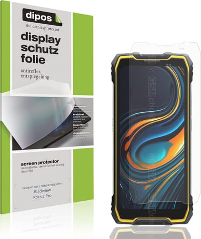 dipos – 4x Matte Beschermfolie geschikt voor Blackview Rock 2 Pro | Krasbestendige & antireflecterende Screenprotector Ultra-Thin