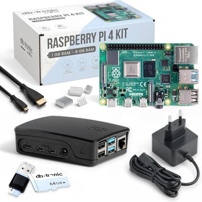 Single Board Computer - Mini PC Kit - Smart Home Projecten - Inclusief Koeling - 2GB RAM 64GB - Zwart