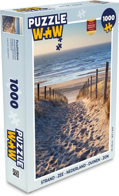 Puzzel Strand - Zee - Nederland - Duinen - Zon - Legpuzzel - Puzzel 1000 stukjes volwassenen