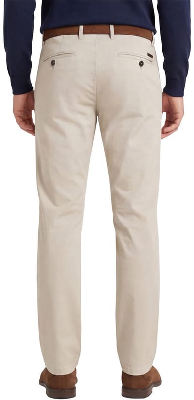 Gardeur Pantalon Bono Beige katoen chino