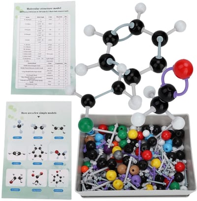 Solidchoice- Modelset 267-delig - Moleculaire Set - Organische Chemie - Biochemie - Verbindingsstukken - 3D-visueel leren - Kunststof Doos
