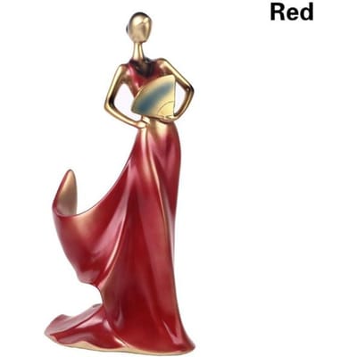 Schoonheidsmeisje Model Wijnrek Houder Plank Wijnflesrek Praktische Sculptuur Wijnrek Huisdecoratie Accessoires rood