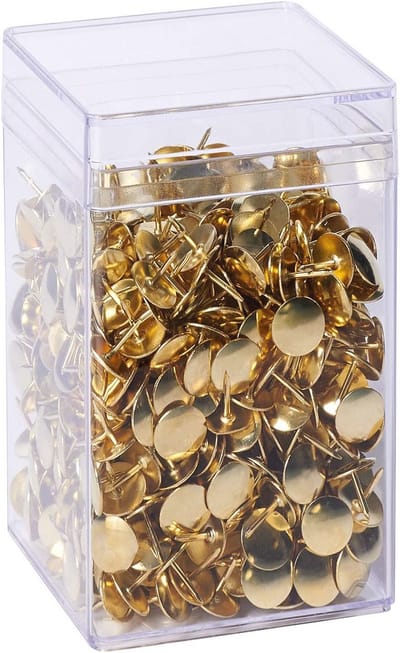 Duizend royale gouden duimspijkers van 9,5 mm - 750 stuks
