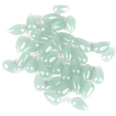 5 Stuks Waterdruppel Glaskralen met Gat Traanvorm Hanger Bedels voor DIY Ketting Sieraden Accessoires