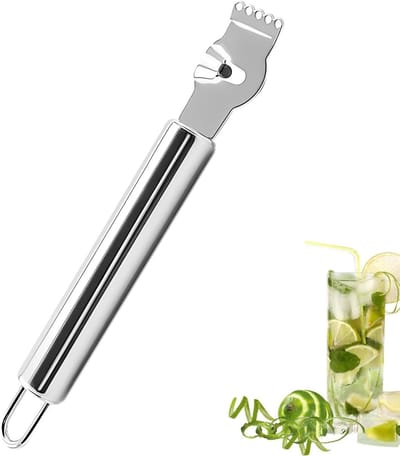 Dailygoods - Citroenschiller van Roestvrij Staal met Kanaalmes voor Gin Cocktails