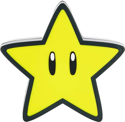 Super Mario Super Star Light with Sound V2 – LED Karakterlamp met Geluid, Batterijvoeding, Officieel Nintendo‑Product- Paladone