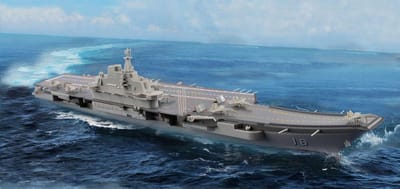 Trumpeter Modelbouwpakket Militaire voertuigen - 07313 PLA Navy Aircraft Carrier Liaoning CV-16 Plastic - 1:1000 - Modelbouw