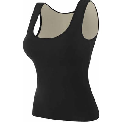 Dames onderhemd thermisch vest winter dubbelzijdig fluwelen basislaag warm ondergoed innerlijke slijtage L