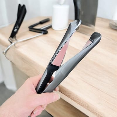 Twisted Plates Hair straightener & Curler Digital Merk: Belgian Beauty Platform + 6 haarklemmen Joico