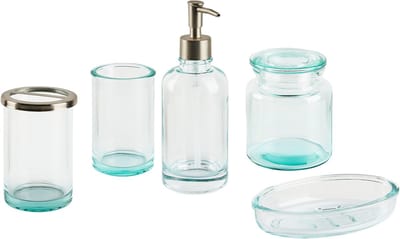AMARGA - Badkamerset - Mintgroen - Glas
