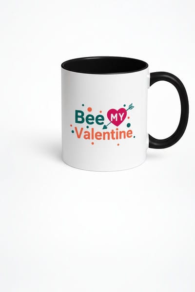 Bee My Valentine Mok | Romantisch Valentijnsdag Cadeau Liefdesmok
