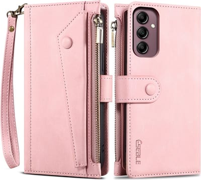 Coverup Hoesje - Geschikt voor Samsung Galaxy A16 5G Hoesje - Coverup Book Case met Portemonnee - Roze