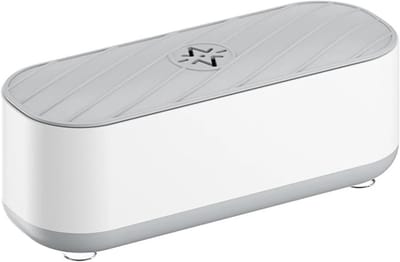Ultrasone Reiniger - Reinigingsapparaat Ultrasoon - Sieraden Reinigen - 45000Hz Hoge Frequentie - 190 mm - Wit
