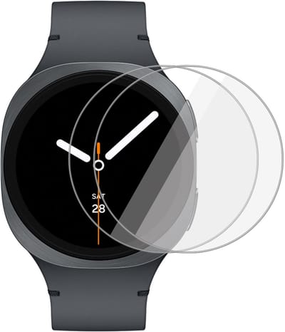 2x Screenprotector geschikt voor Samsung Galaxy Watch 8 44mm - Folie Screen Protector