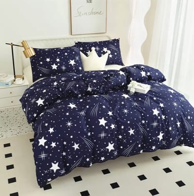 Sterren Dekbedovertrek | Dekbedovertrek 200x200cm met 2 bijhorende kussenslopen | Sterren Dekbedovertrek | Grappig Dekbedovertrek | Tiener Dekbedovertrek | 100% polyester | Exclusief Dekbed