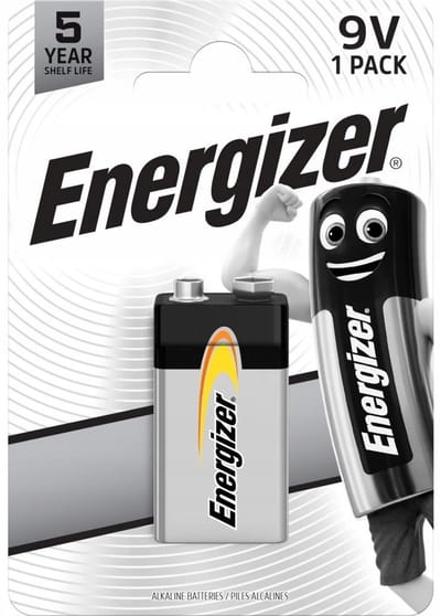 Energizer Everyday - Batterijen - 9V (6LR61) - Alkaline - 1 stuk