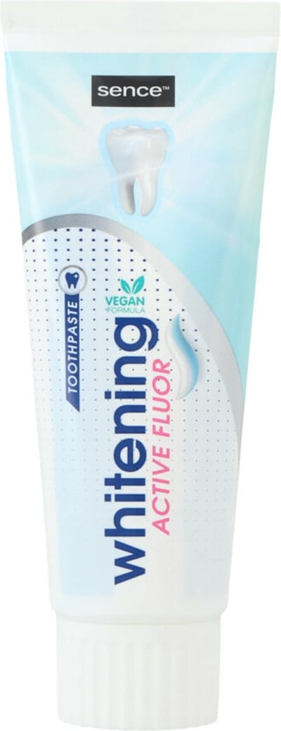Sence Fresh Tandpasta Whitening Fluor Fresh - 6 x 75 ml - Voordeelverpakking