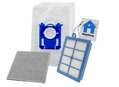 Kleanburg® - Geschikt voor Philips Performer Silent - Onderhoudsset - 10 Stofzuigerzakken - 1 HEPA-filter - 1 Motorfilter
