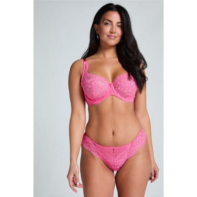 Hunkemöller Dames Lingerie String Daisy - Roze - maat S