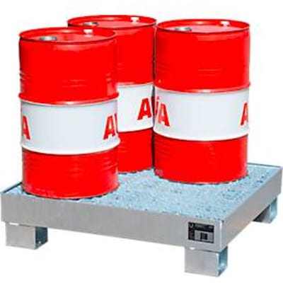 Lekbak AW60/2 M - 65 liter - L 900 x B 800 x H 220 mm - verzinkt
