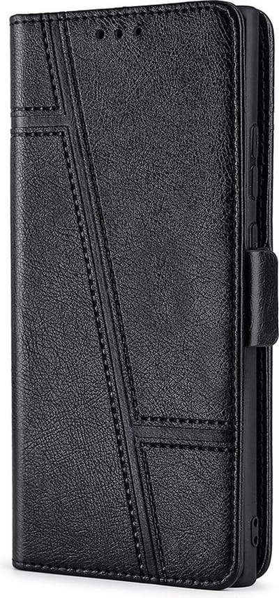 Hoesje geschikt voor Samsung Galaxy A52S - Bookcase - Pasjeshouder - Portemonnee - Patroon - Kunstleer - Zwart